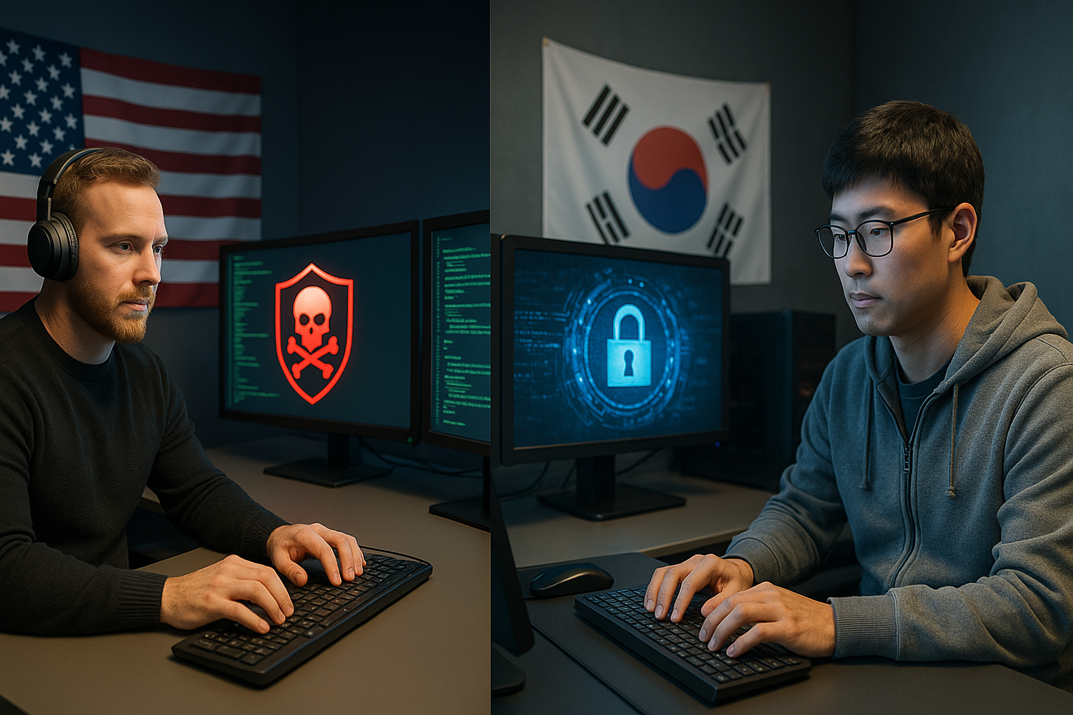 미국 vs 한국, 사이버 보안 직업 비교