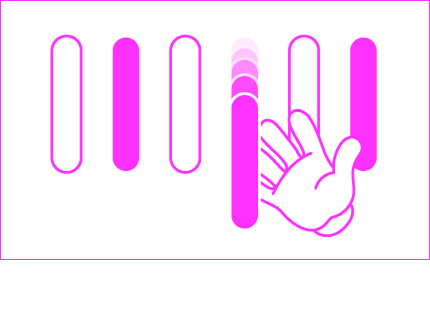 라이트 스틱잡기