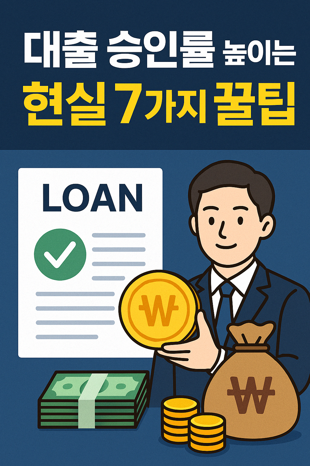 대출 승인률 높이는 현실 7가지 꿀팁