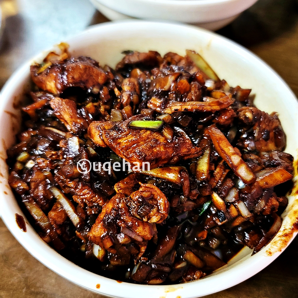 양주 천안문 간짜장 사진이다. 간짜장볶음만 따로있다.