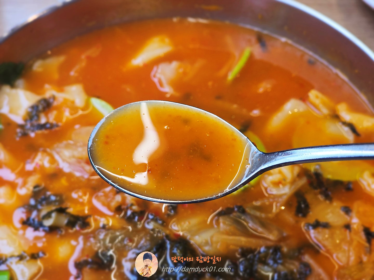 김치수제비