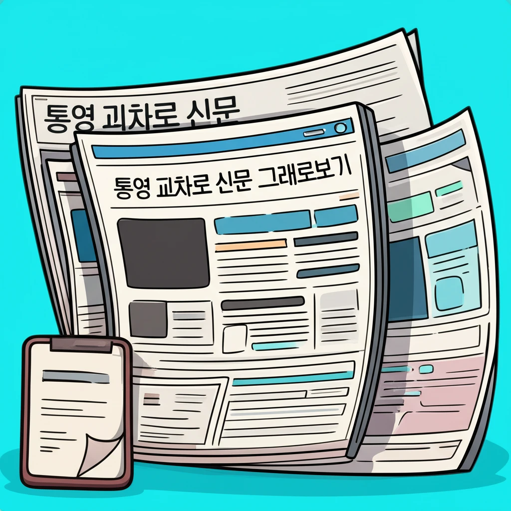 통영 교차로 신문 그대로보기 무료 열..