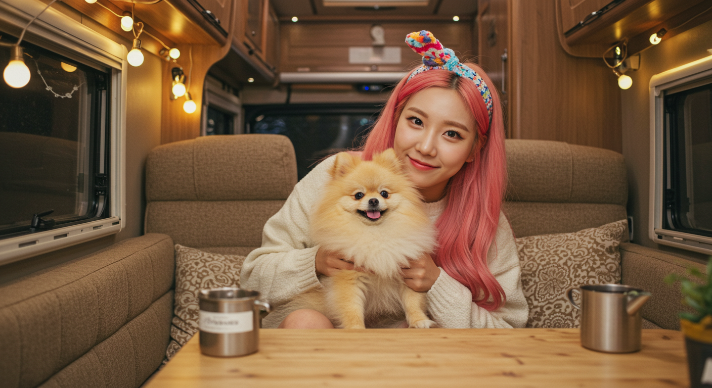 강아지 동반 캠핑카 여행