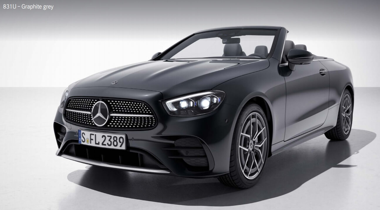 Graphite grey(색상 코드 : 831) E 클래스 카브리올레 - Graphite grey(색상 코드 : 831)