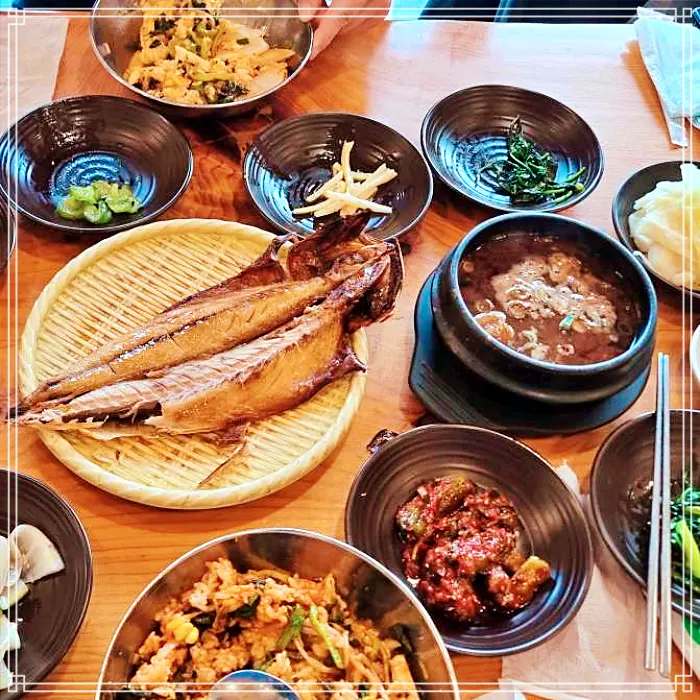남양주, 양주CC, 금남리 맛집 강원도식 집된장 집밥 한 상, 강된장 깡장 찌개