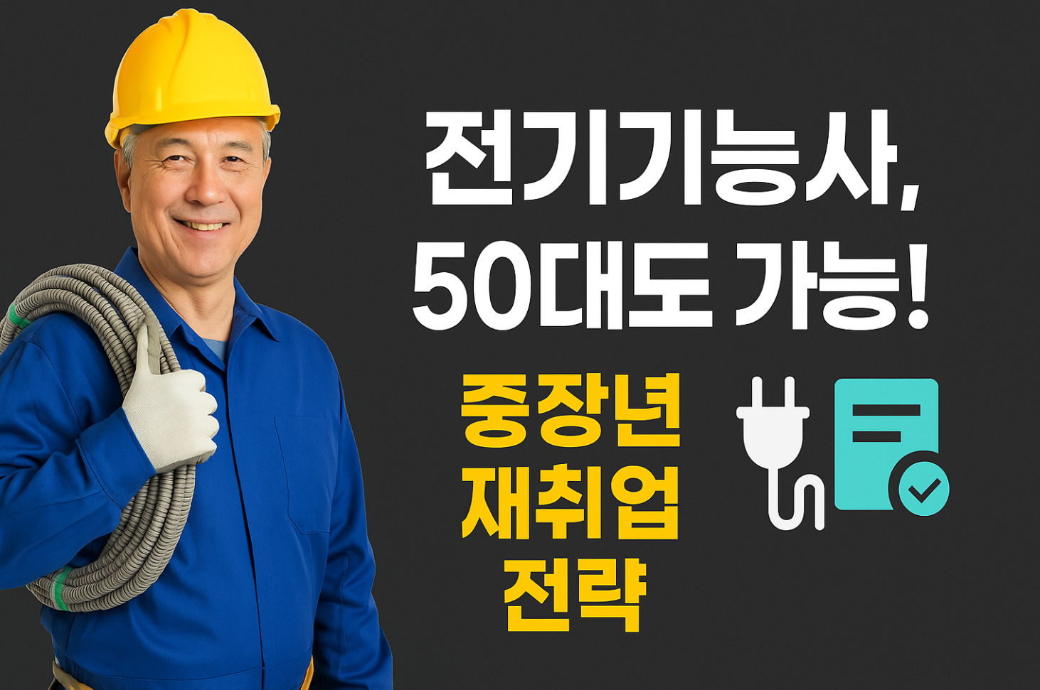 중장년층 가능한 전기기능사 취업