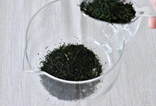 냉녹차 맛있게 우리는 방법, 녹찻잎, 팁줌
