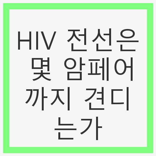HIV 전선은 몇 암페어