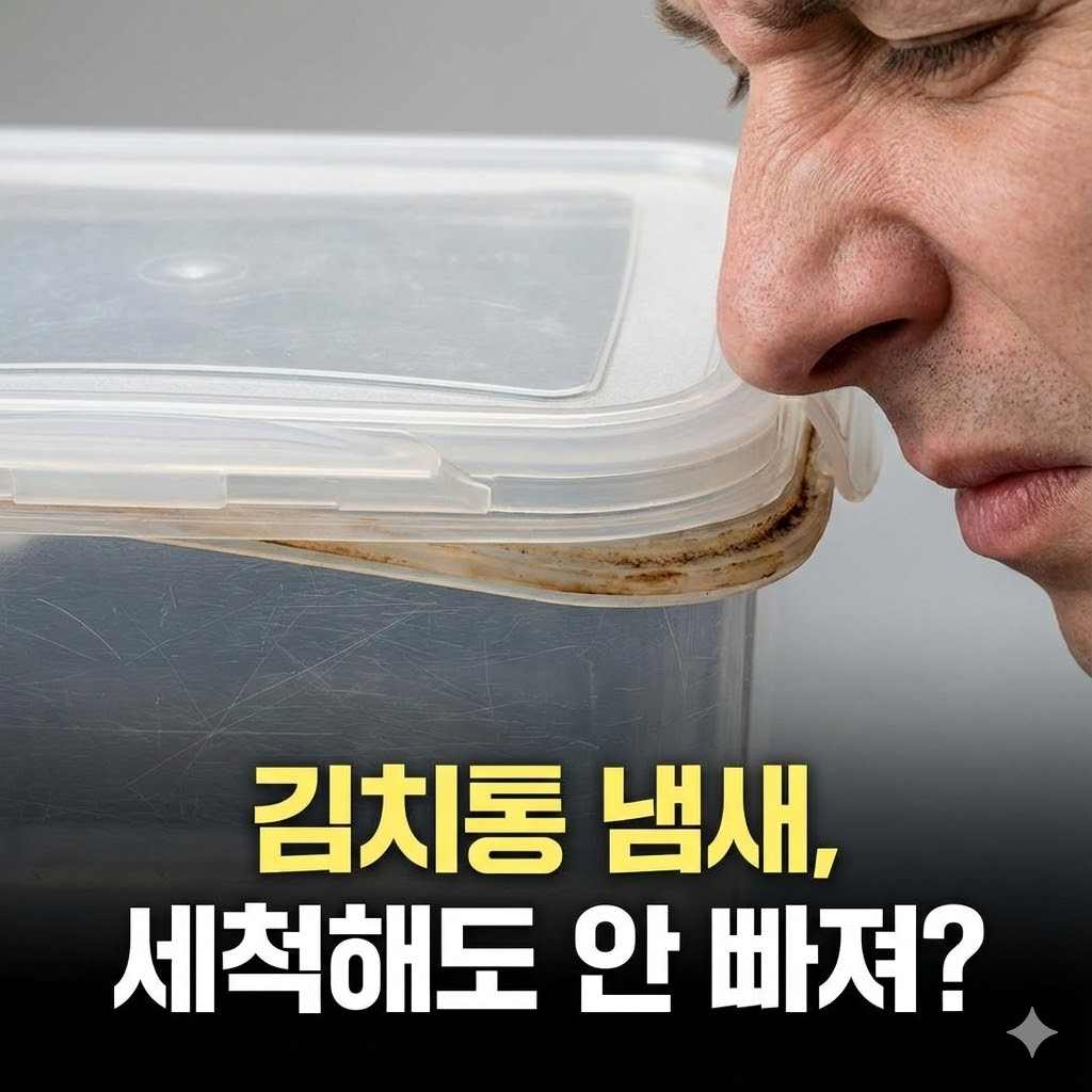 김치통 냄새가 계속 남는 이유, 세척 문제가 아닐 수도 있습니다
