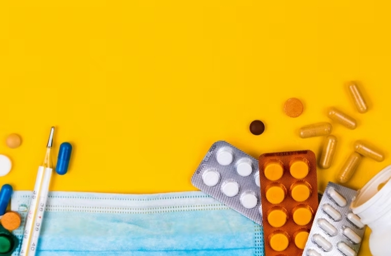 독감 감염 이미지