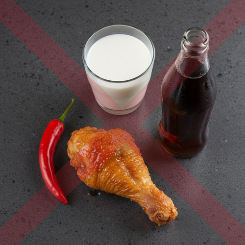 장염 시 꼭 피해야 할 음식들