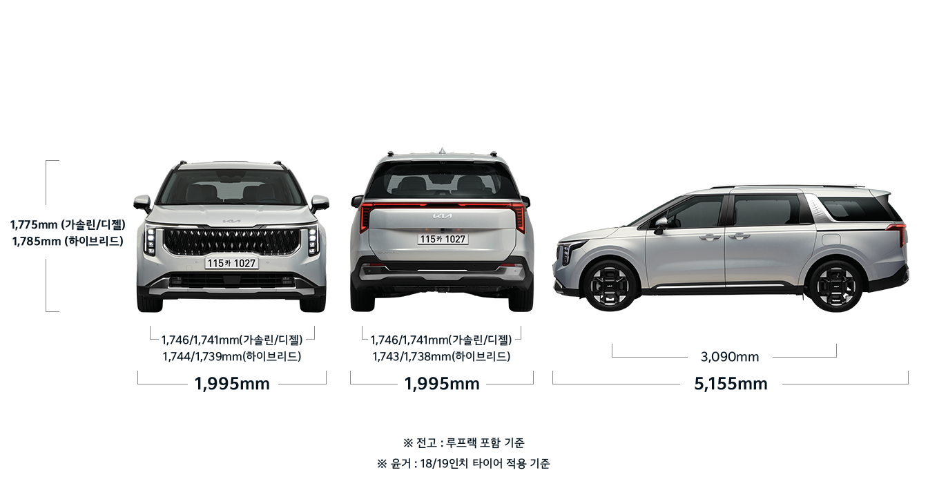 기아 카니발 하이브리드 제원