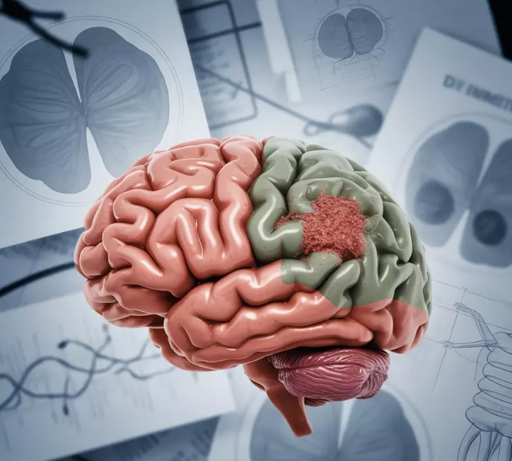 파킨슨병 환자의 뇌 구조 이미지