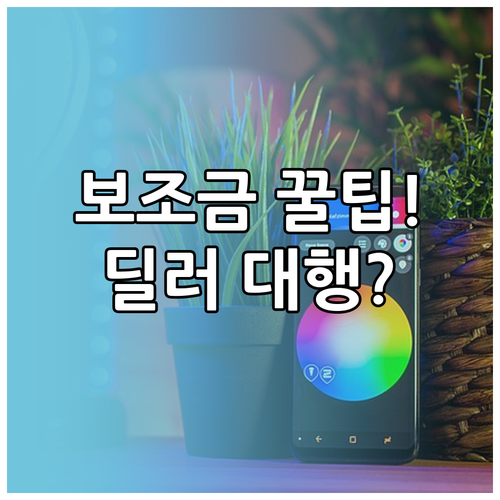 2024년 전기차 보조금 신청 절차 ..