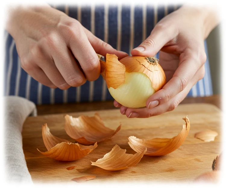 양파껍질-벗기기