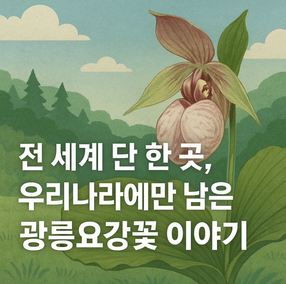 전 세계 단 한 곳, 우리나라에만 남은 광릉요강꽃 이야기