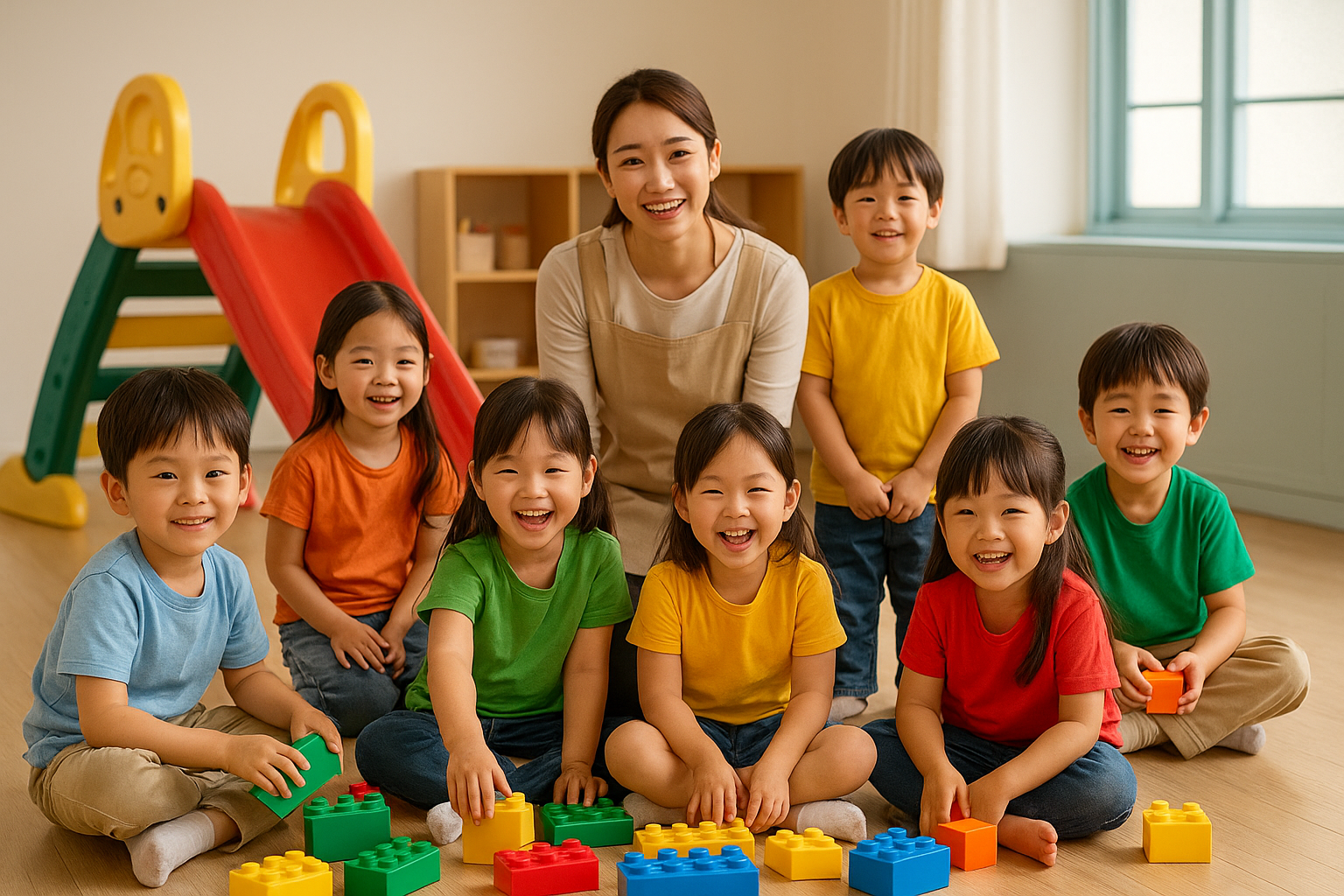 어린이집-선생님과-아이들