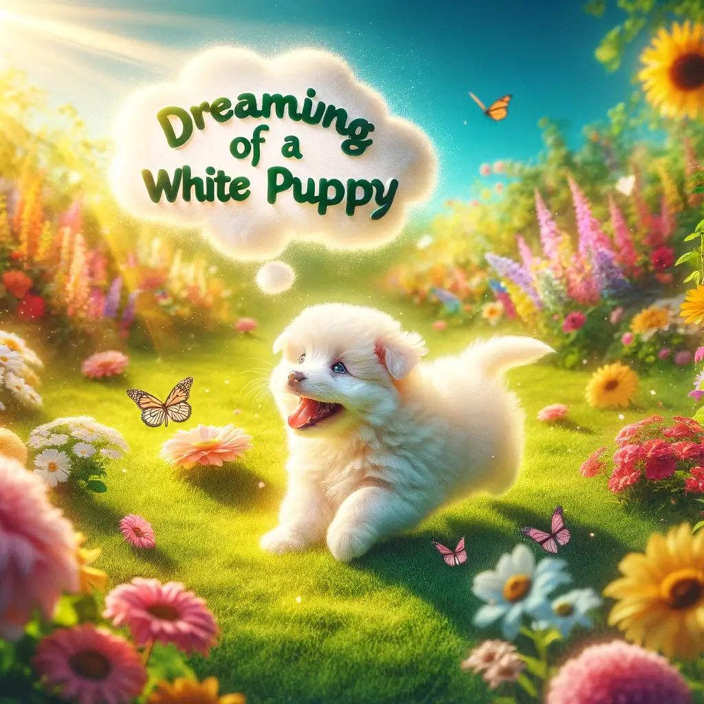 하얀 강아지 꿈 해몽 해석