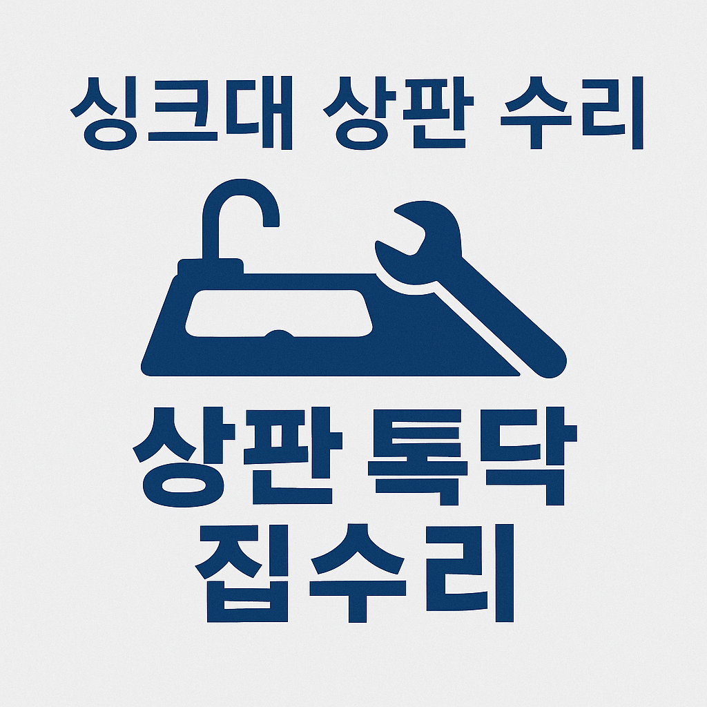 싱크대 상판 복구