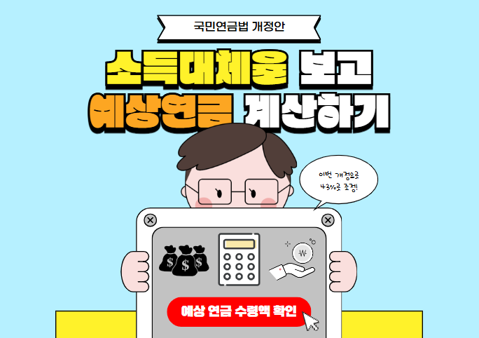 현재 국민연금 소득대체율
