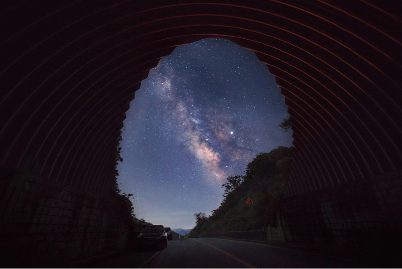 양평 벗고개 은하수
