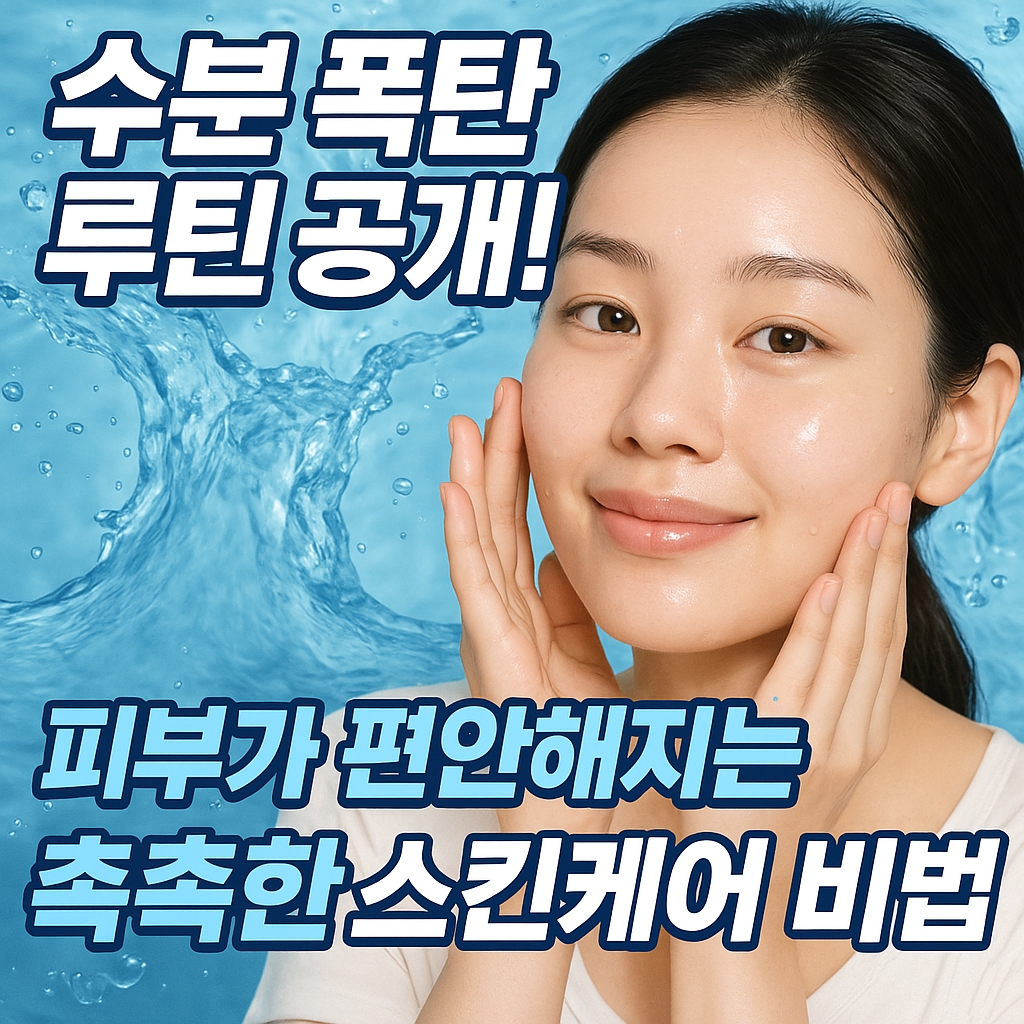 촉촉한 스킨케어