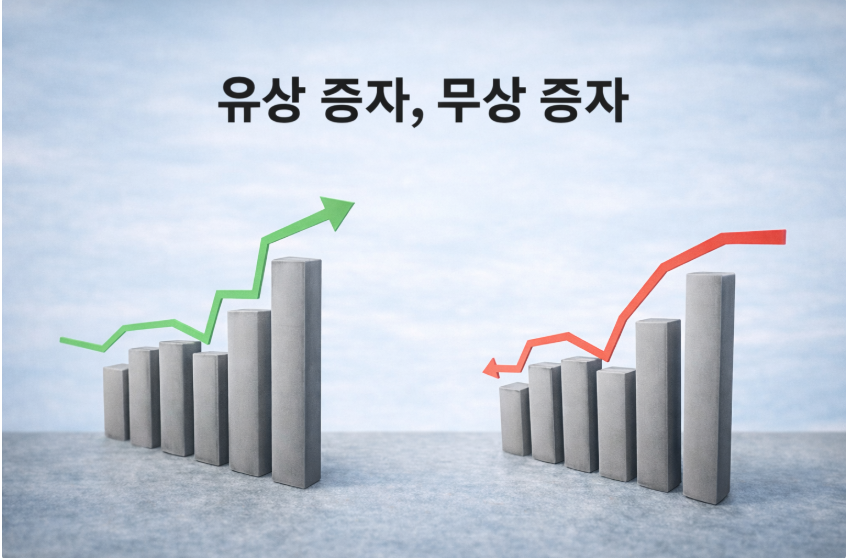 유상증자 급등 vs 하락 관련 사진