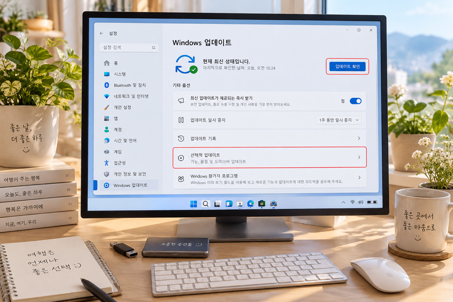 Windows 업데이트와 드라이버 확인