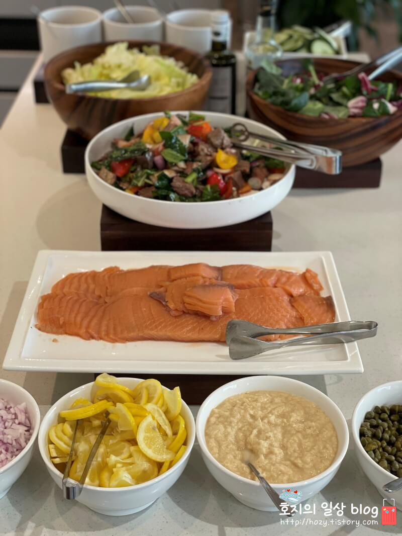 송도 쉐라톤 클럽라운지 해피아워 메뉴