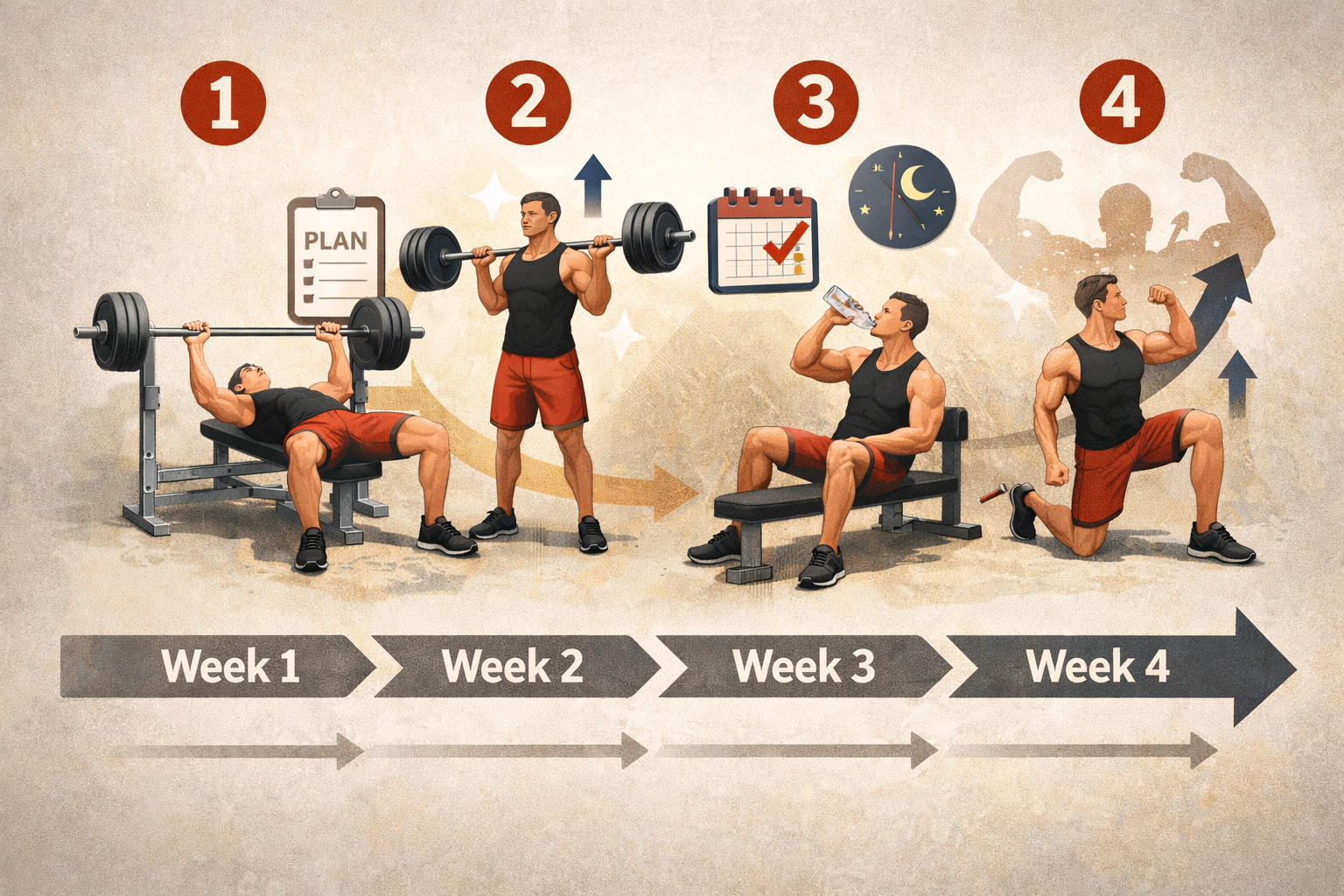 적용 방법: 4주 프로그램 실제 구조