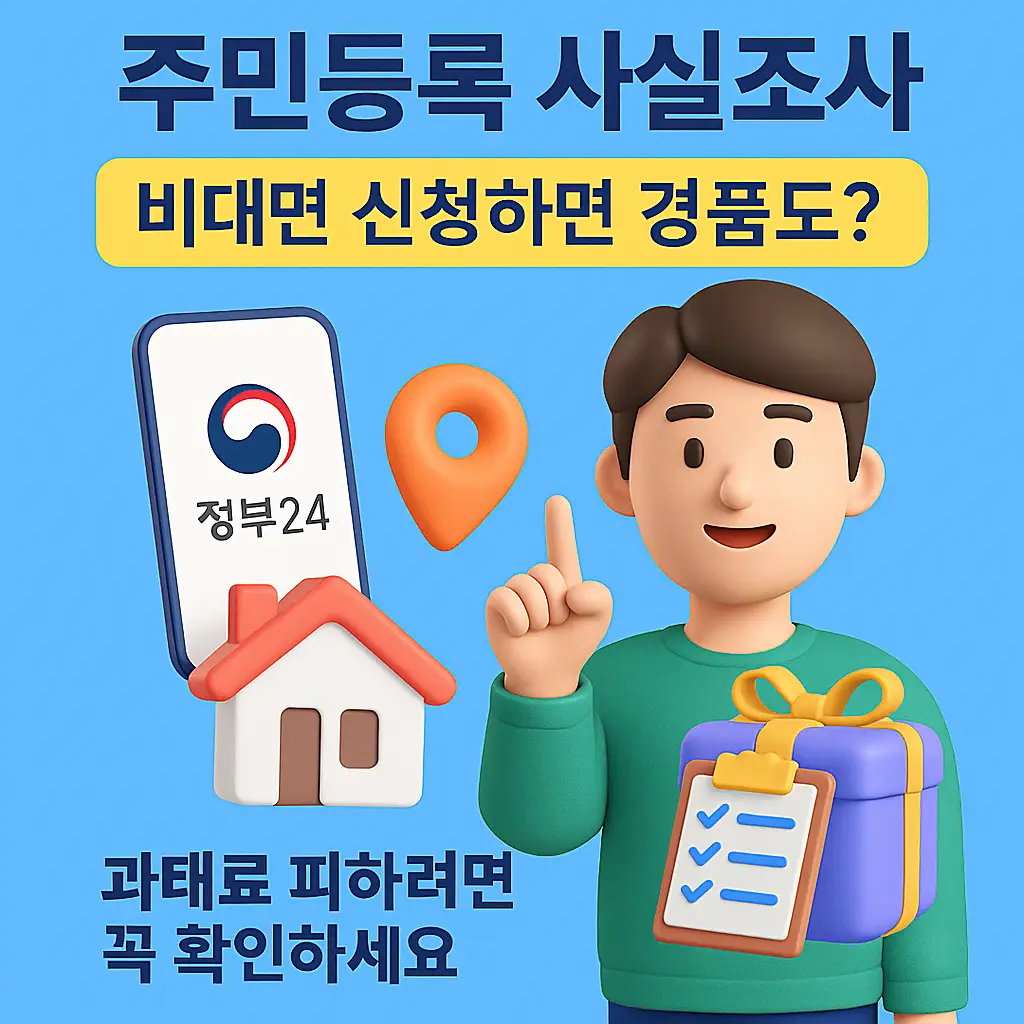 주민등록 사실조사 인포그래픽
