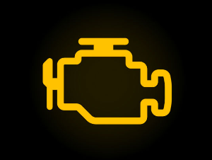 엔진 체크 경고등 표시