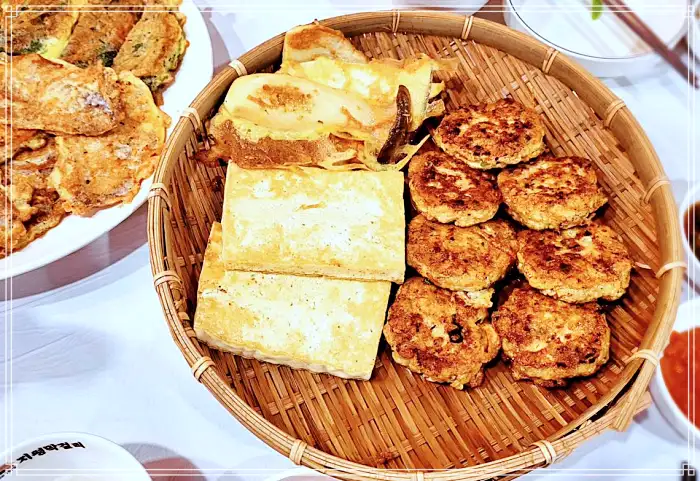 사당 이수 맛집 모듬전, 육전, 동그랑땡, 홍어무침