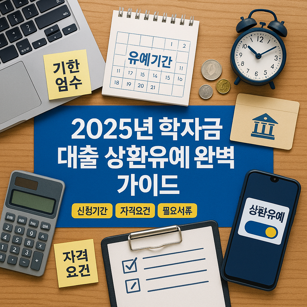 2025년 학자금 대출 상환유예 완벽 가이드