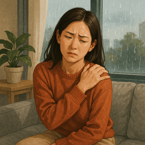 가상의 시나리오: &ldquo;장마철마다 무릎이 아픈 정현 씨의 변화&rdquo;