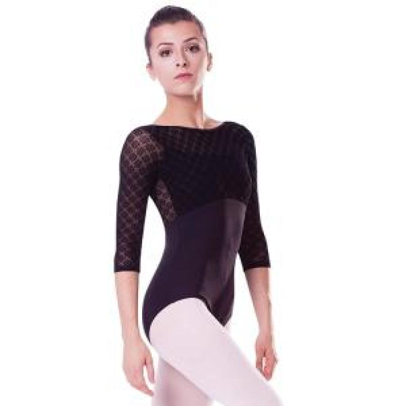 산샤 SANSHA 여성용 중간 길이 소매 레오타드 레일라 쁘띠