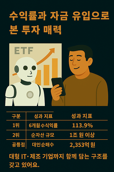 수익률과 자금 유입으로 본 투자 매력
