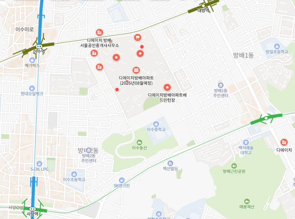 디에이치 방배 입지