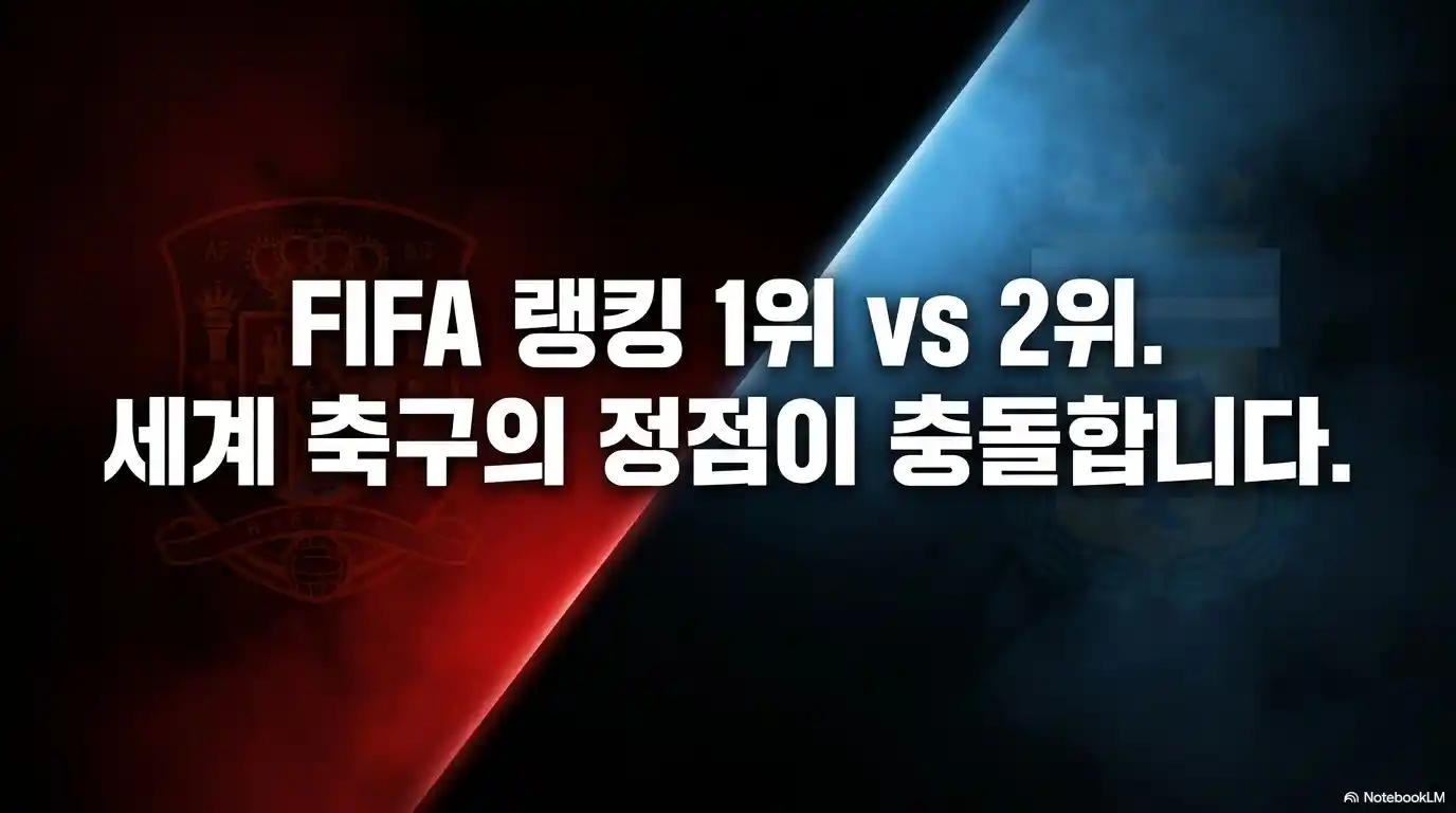 FIFA 랭킹 1위와 2위가 맞붙는 스페인 아르헨티나 월드컵 결승