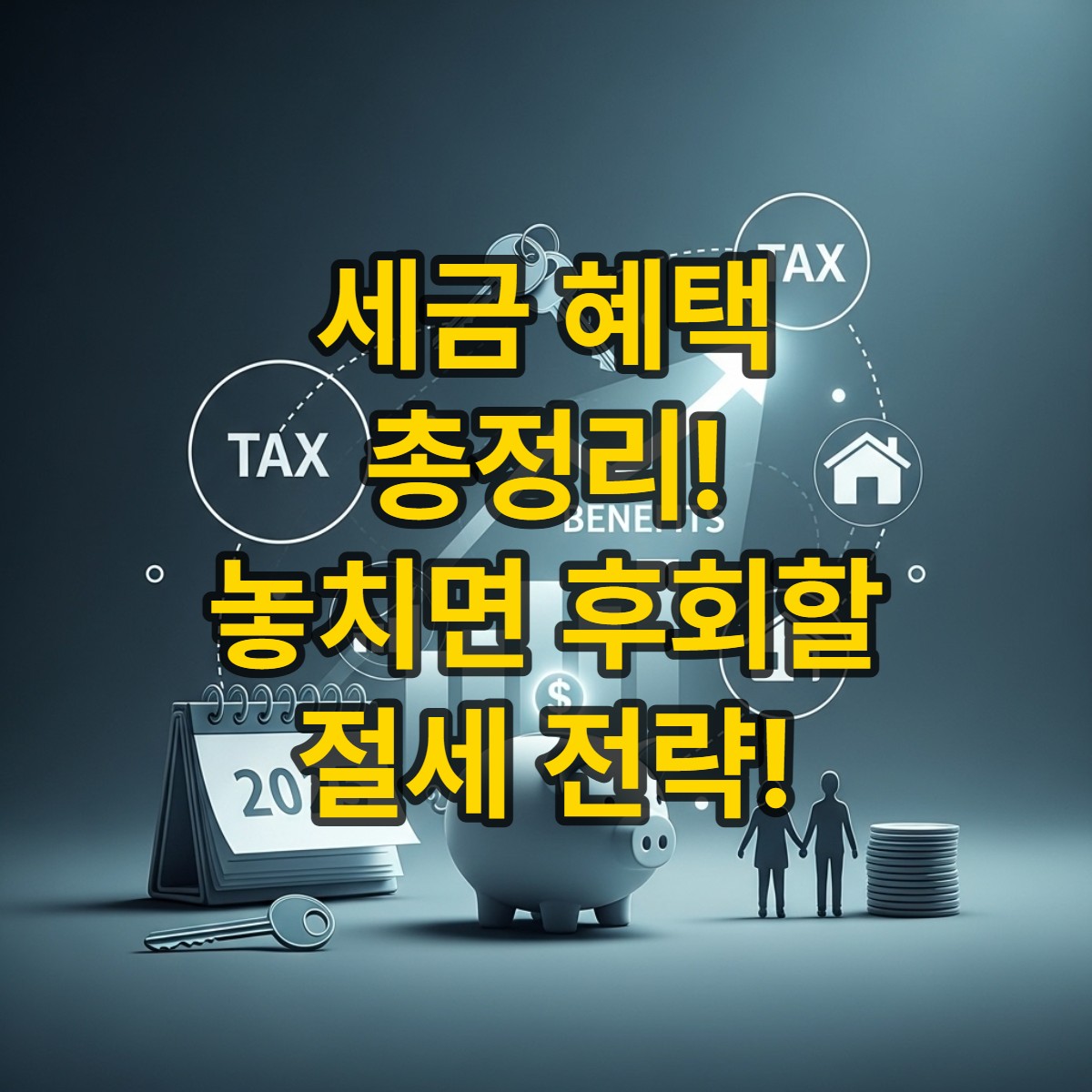 타이틀썸네일_놓치면 후회할 세금 혜택 총정리: 연말정산부터 증여세까지 절세 전략