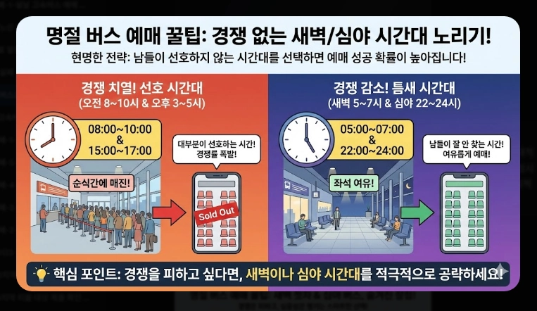 설날 버스표 예매(앱, 오픈 시간)(시간 단축 + 꿀팁)