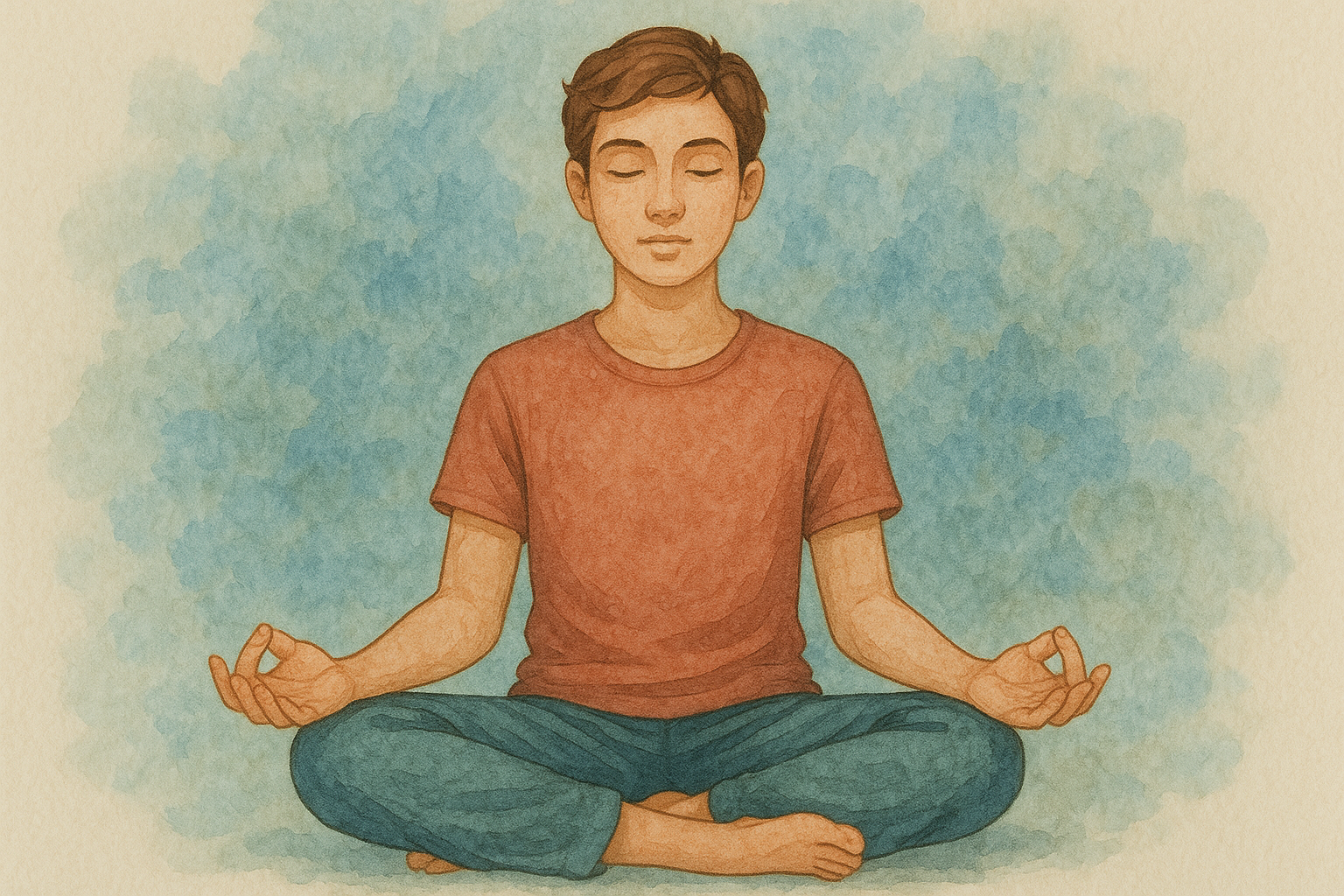 명상 속 휴식의 순간