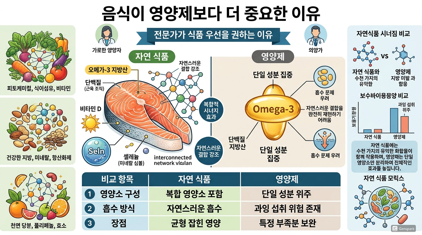 음식이 영양제보다 더 중요한 이유