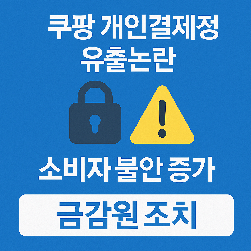 쿠팡 개인결제정보 유출 관련 사진 첨부