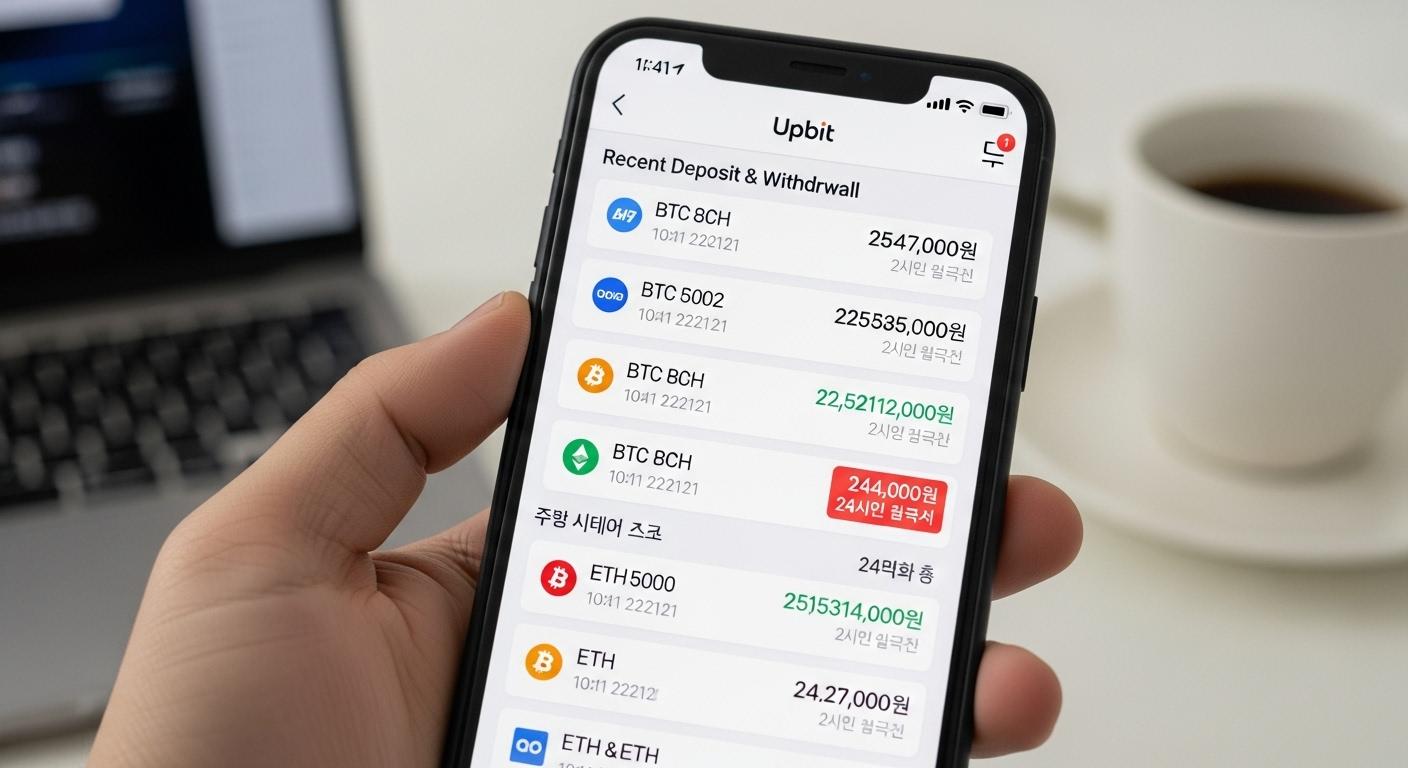 업비트 24시간 입출금