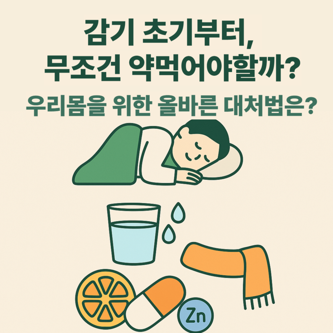 감기 초기부터 약 먹어야 할까? 해열제·진통제의 진실과 우리 몸의 면역 이야기 썸네일