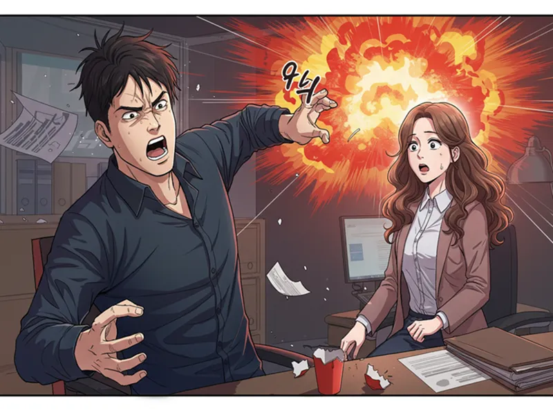 분노 폭발, 소시오패스, 사무실, 충동, 직장 내 갈등