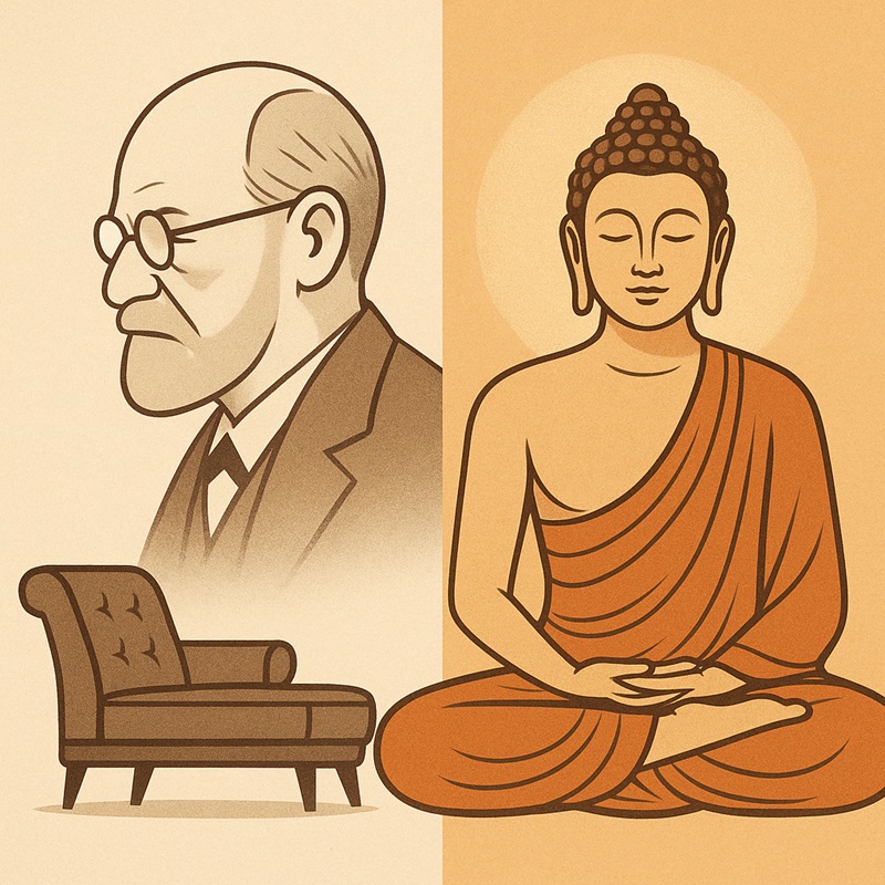 프로이트 vs. 붓다: 무의식과 고통의 이해 (욕망의 뿌리, 고통의 정체, 치유의 방법)