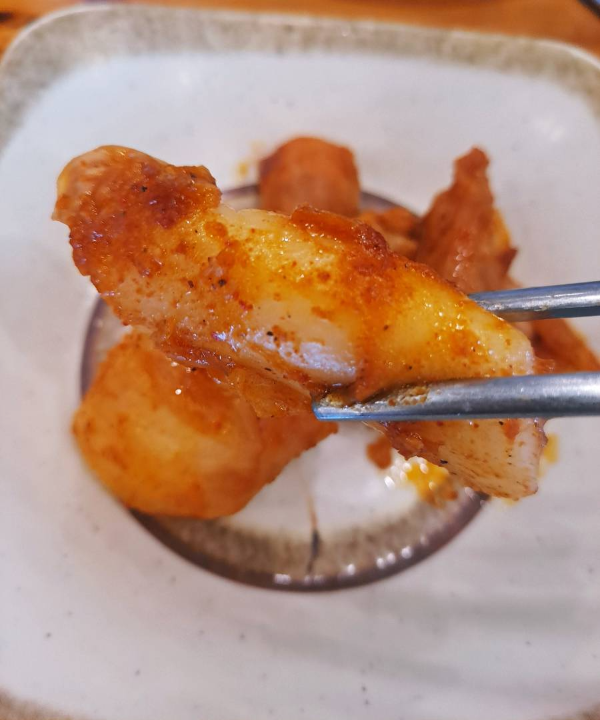 닭갈비 두툼한 떡
