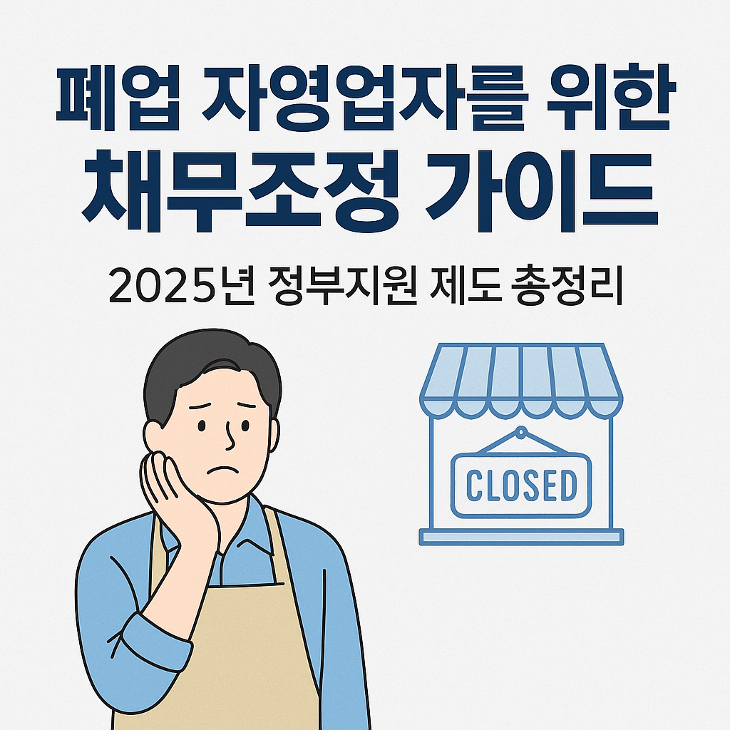 폐업 자영업자를 위한 채무조정 가이드